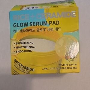 Rice + Ceramide Glow Serum Pad - Yellow